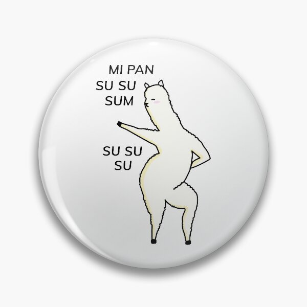 Item preview, Mi Pan Su Su Sum TikTok song Dancing Llama with original style font designed and sold by ruepix.