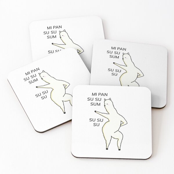 Item preview, Mi Pan Su Su Sum TikTok song Dancing Llama with original style font designed and sold by ruepix.