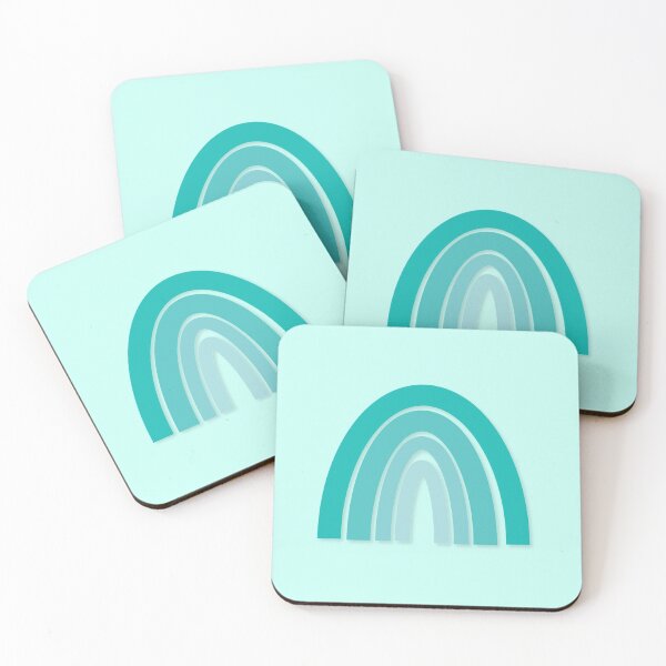 Item preview, teal rainbow designed and sold by gr8k8.