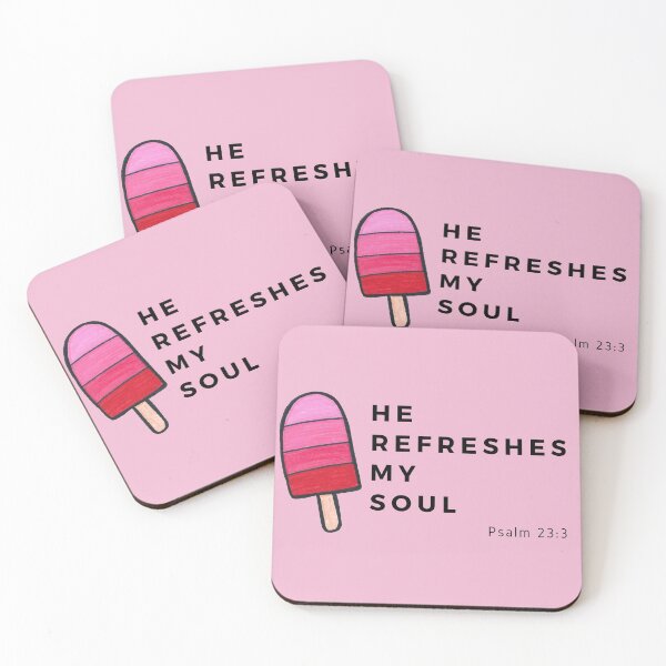 Item preview, He Refreshes My Soul Popsicle designed and sold by faithprints.