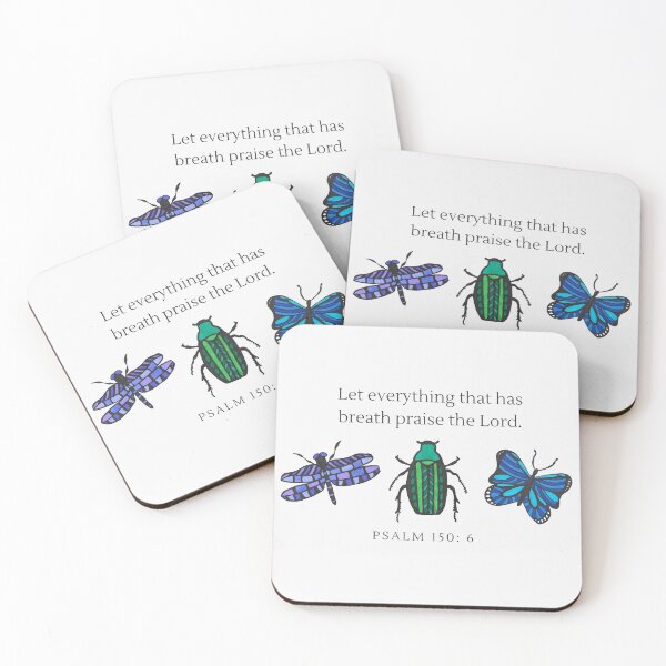 Item preview, Praise the Lord Psalm with Bugs designed and sold by faithprints.