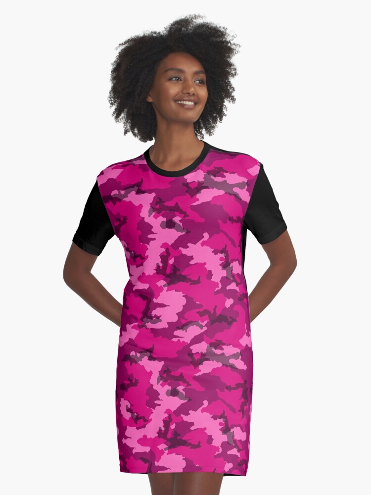 pink camo dress