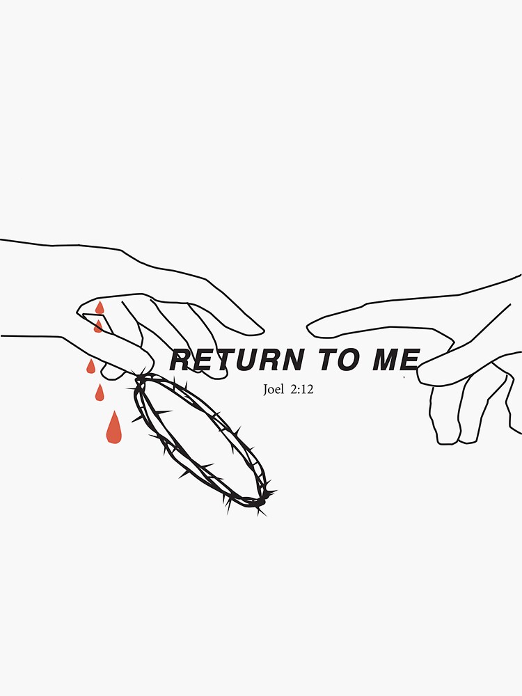 Thumbnail 3 of 3, Sticker, Return To Me Horizontal Logo designed and sold by yuhglostore.