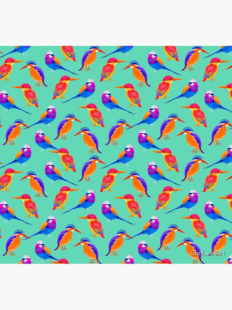 Colorful Birds by sunleeart