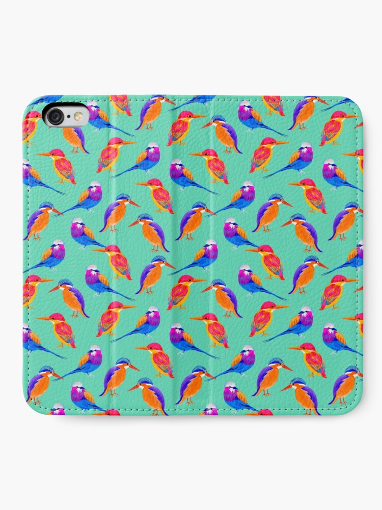 Alternate view of Colorful Birds iPhone Wallet