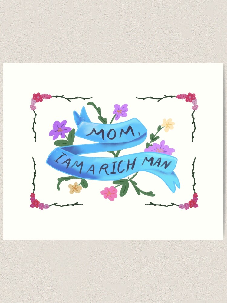 Alternate view of Mom, I Am A Rich Man Art Print