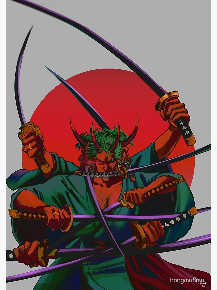 ゾロア　ポスター Roronoa Zoro Asura Premium Matte Vertical Poster 8