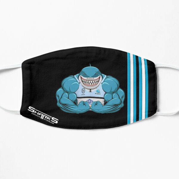 Cronulla Sharks Face Mask Flat Mask