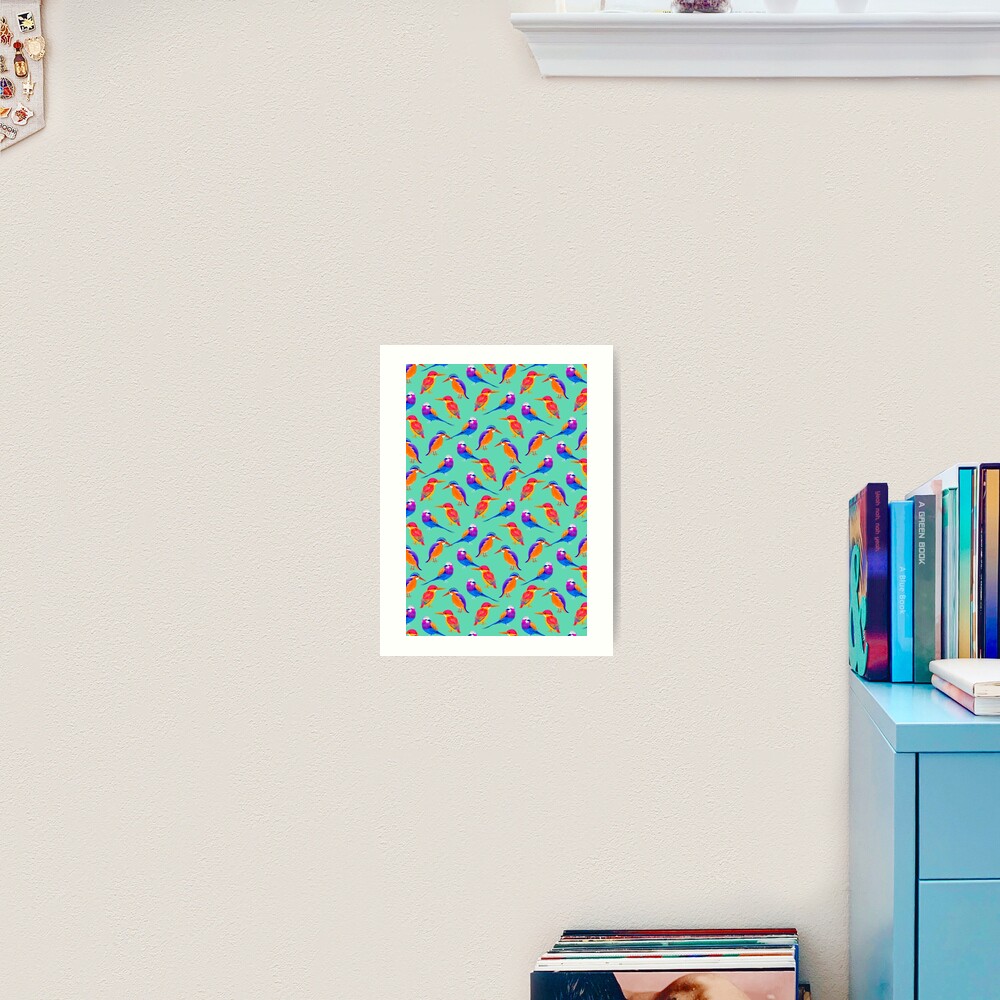 Colorful Birds Art Print