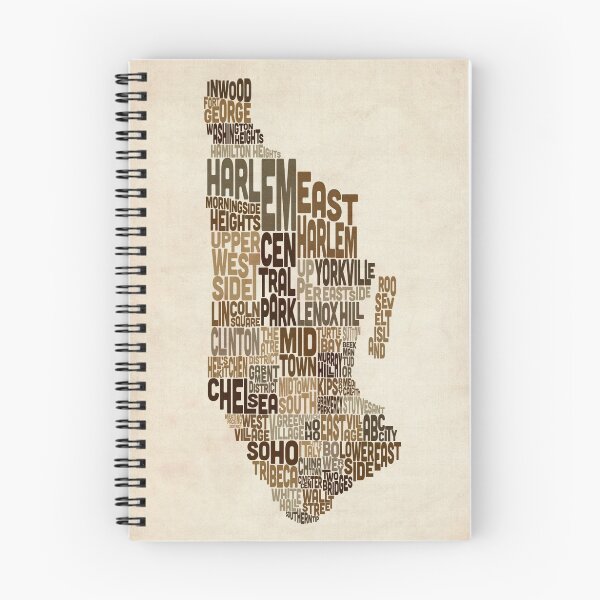 Item preview, Manhattan New York Typography Text Map designed and sold by ArtPrints.