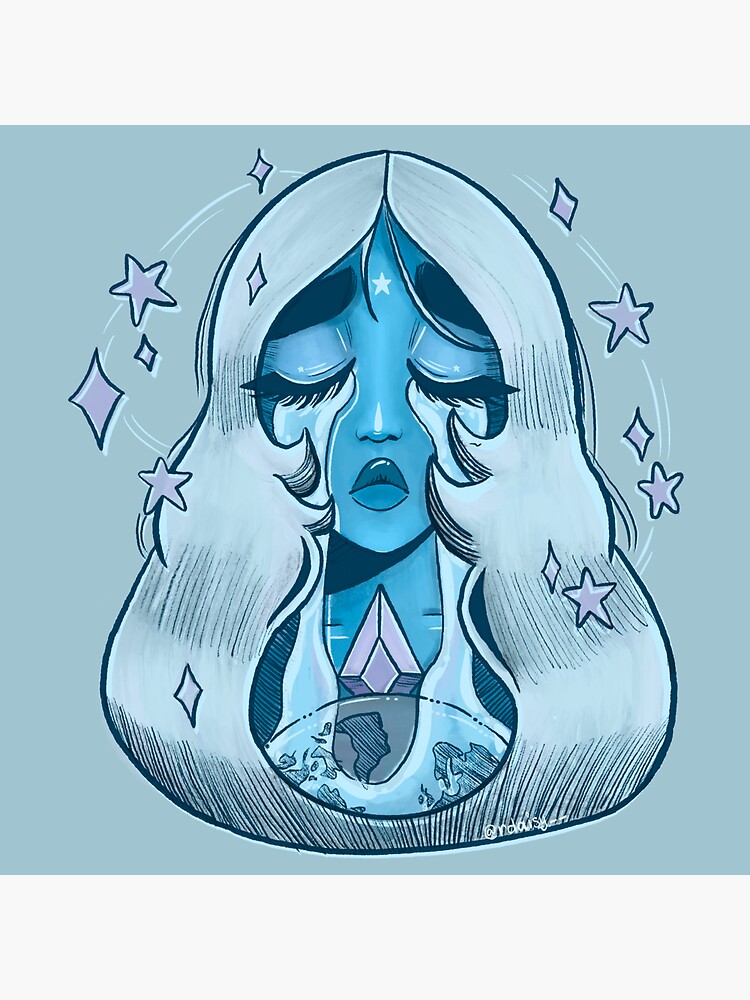 Blue Diamond Comic' Sticker