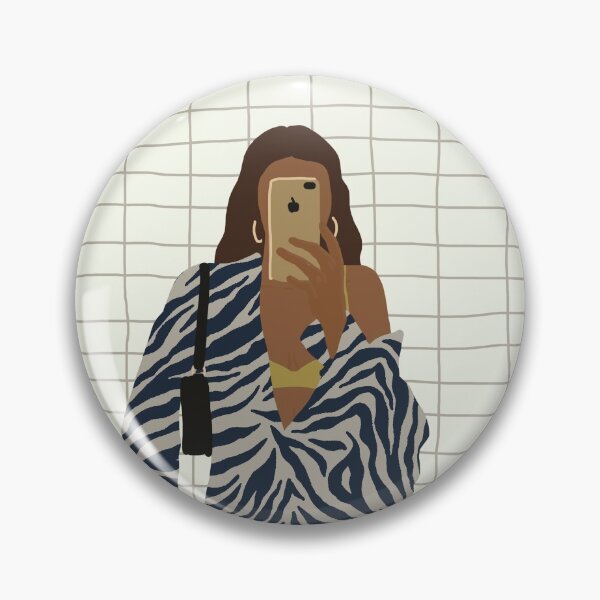 Item preview, Fashion Mirror Selfie Illustration designed and sold by AntoniaNeve.