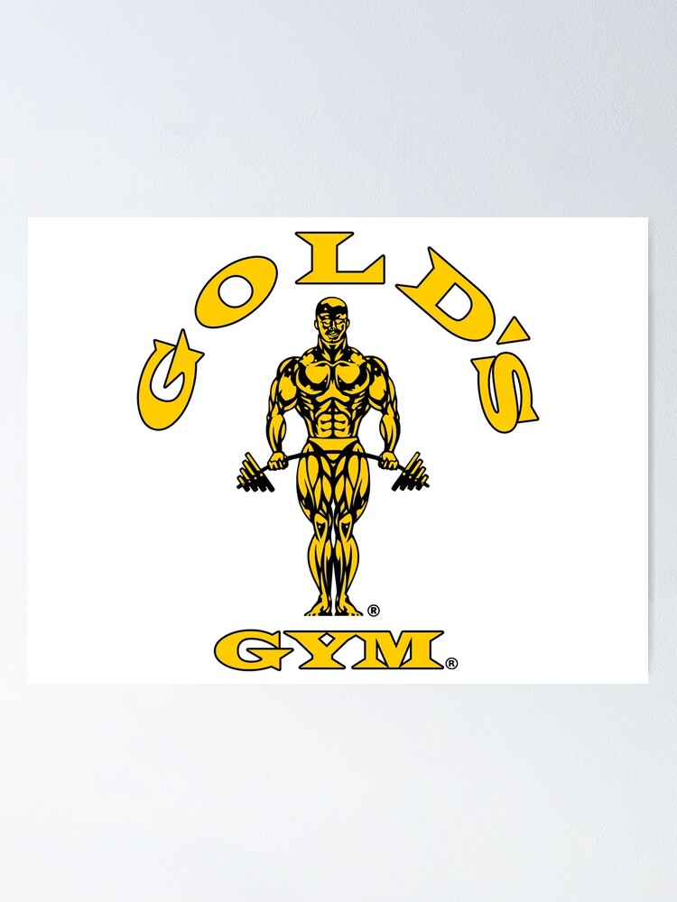 Gold S Gym Logo Poster By Maniacforces86 Redbubble