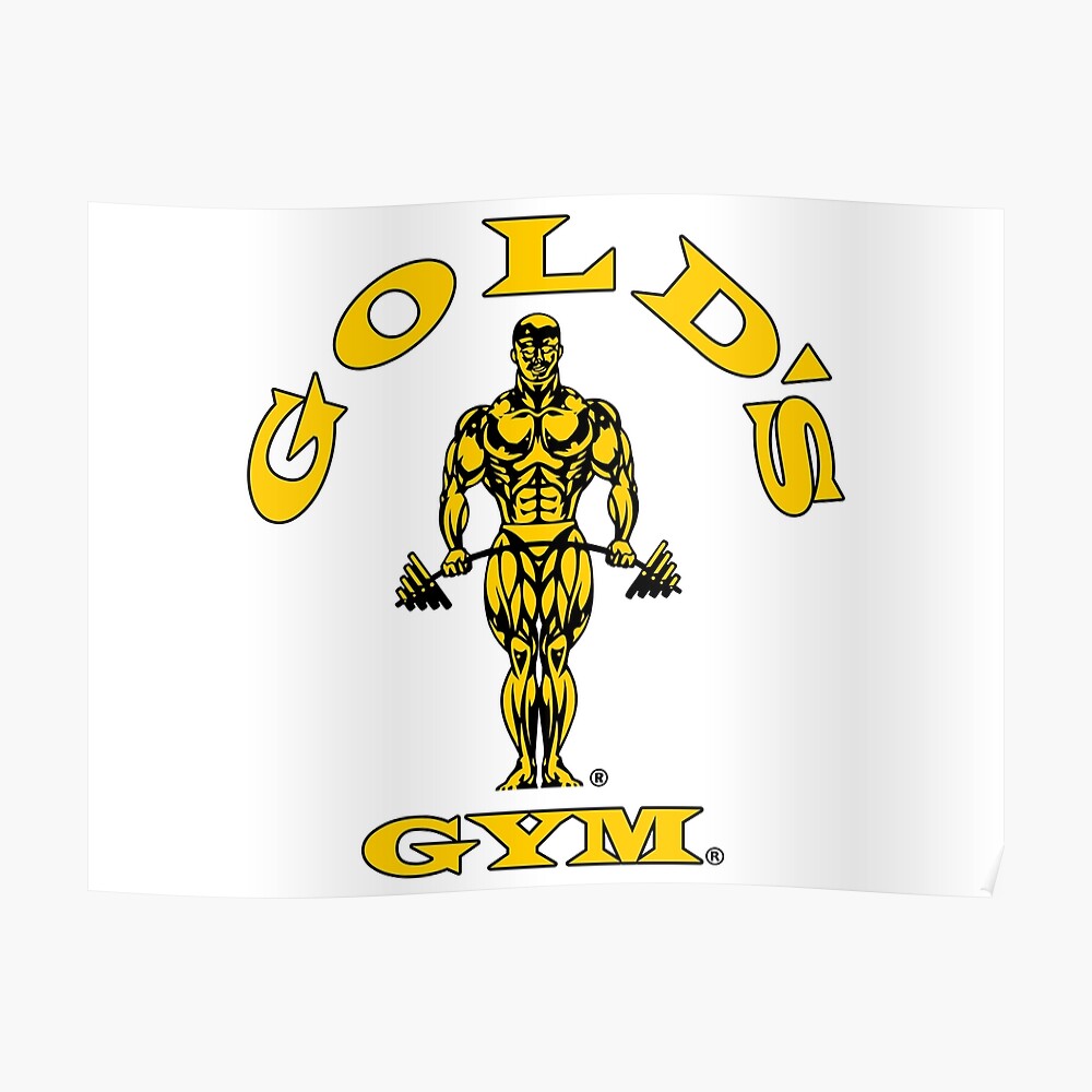 Gold S Gym Logo Art Print By Maniacforces86 Redbubble