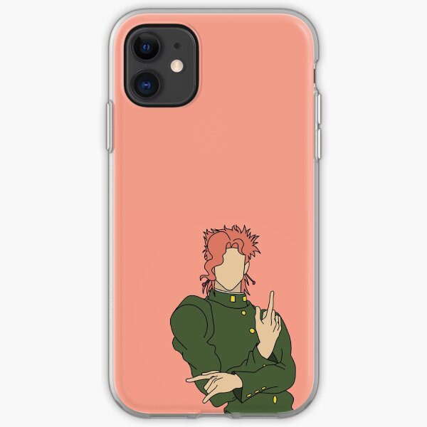 Noriaki Kakyoin Minimalist Pose iPhone Soft Case