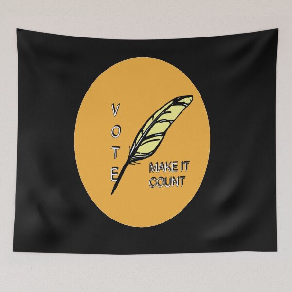 Item preview, VOTE - MAKE IT COUNT designed and sold by Madcapviolet.