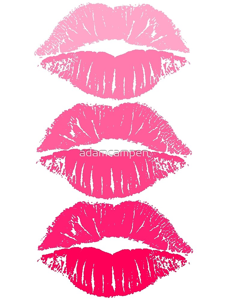 Discover Hot Pink Lips  | Canvas Print