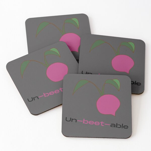 Item preview, Unbeatable unbeetable vegetable pun designed and sold by Felicity-K.