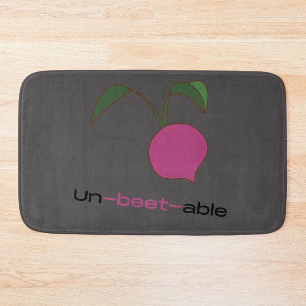 Item preview, Unbeatable unbeetable vegetable pun designed and sold by Felicity-K.