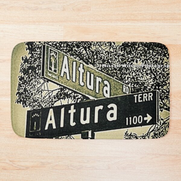 Item preview, Altura Road & Altura Terrace, Arcadia, California by Mistah Wilson designed and sold by The Street Sign Store.