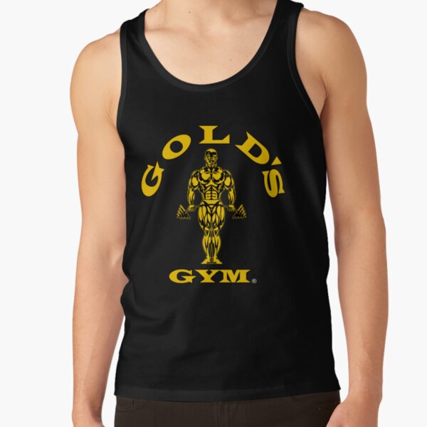 Gold's Gym Logo Black Tank Top