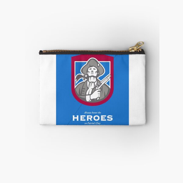 Item preview, Patriots Day Greeting Card American Patriot With Flintlock Shield designed and sold by patrimonio.