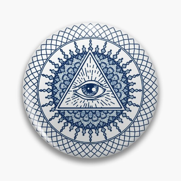 Item preview, Lines Circles with All Seeing Eye 74 designed and sold by serbyk.