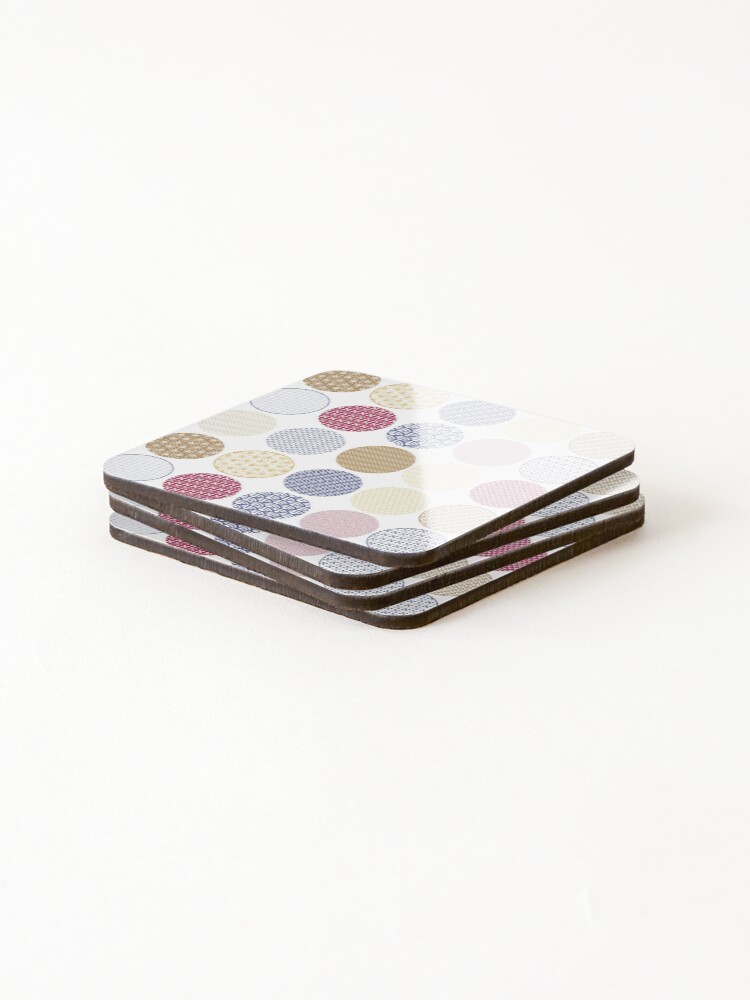 Thumbnail 4 of 5, Coasters (Set of 4), Japan Circles designed and sold by mischellero.