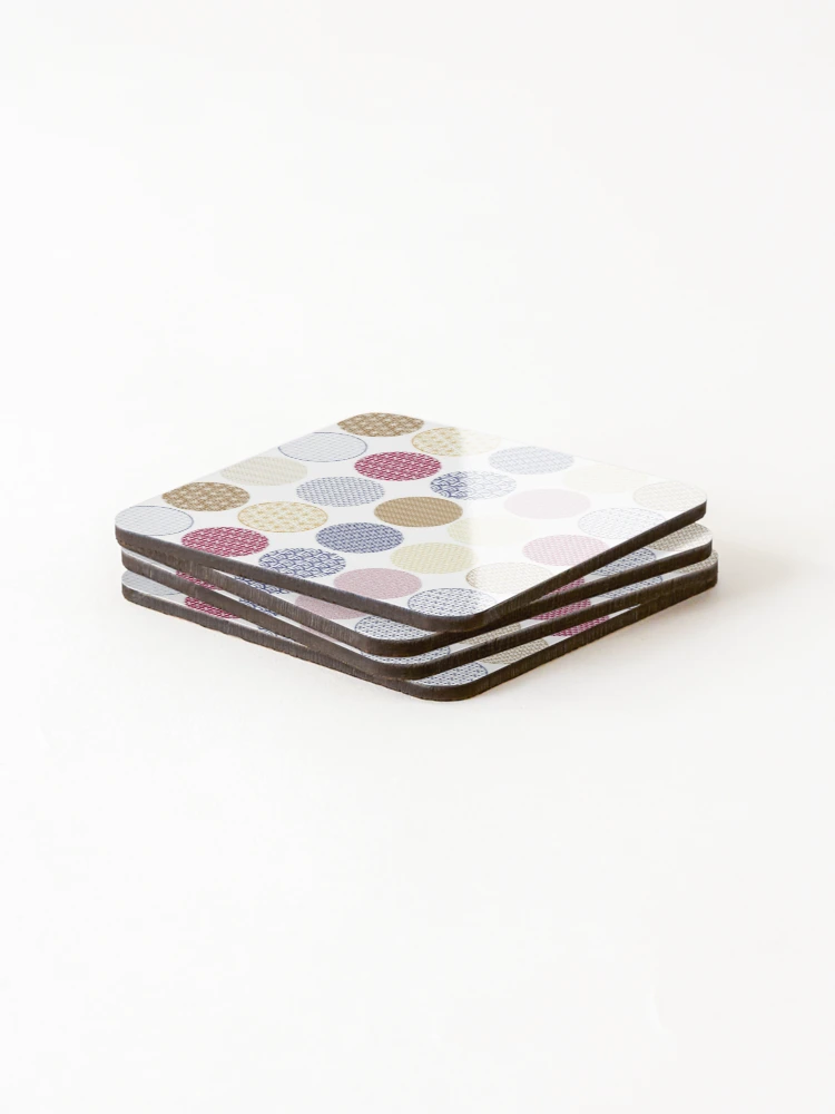 Thumbnail 4 of 5, Coasters (Set of 4), Japan Circles designed and sold by mischellero.