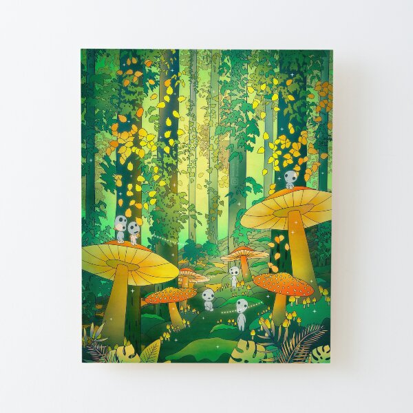 Enchanted Wood Mounted Print