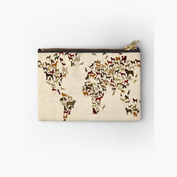 Item preview, Dogs Map of the World Map designed and sold by ArtPrints.