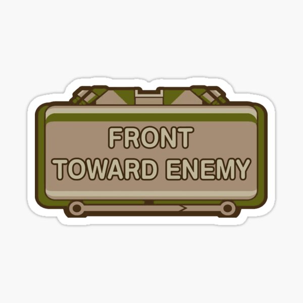 Item preview, M18A1 claymore mine front toward enemy designed and sold by robert-white.