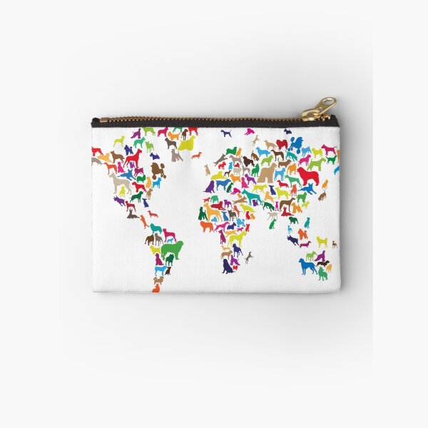 Item preview, Dogs Map of the World Map designed and sold by ArtPrints.