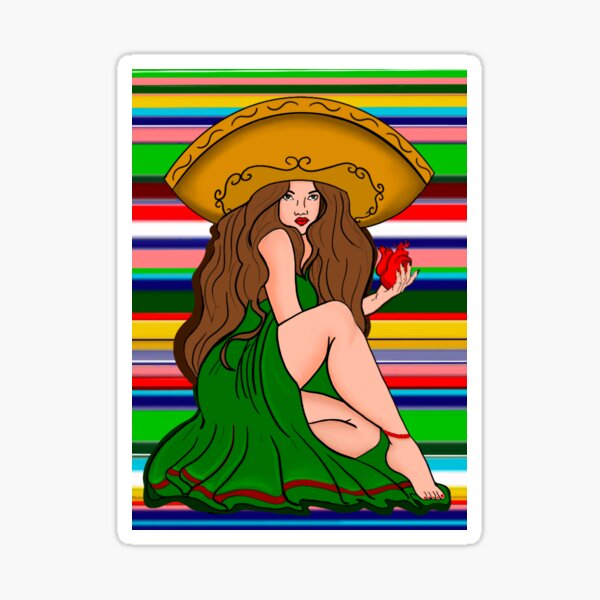 Vista previa del artículo con la obra «DAMA DE CORAZON», diseñado y vendido por Artsbymeli.