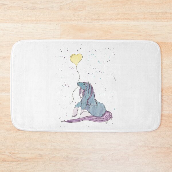 Item preview, Gypsy Horse with Yellow Heart-shaped Balloon designed and sold by mammanophotog.