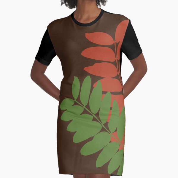 Dos hojas de flamboyant #2 Vestido camiseta