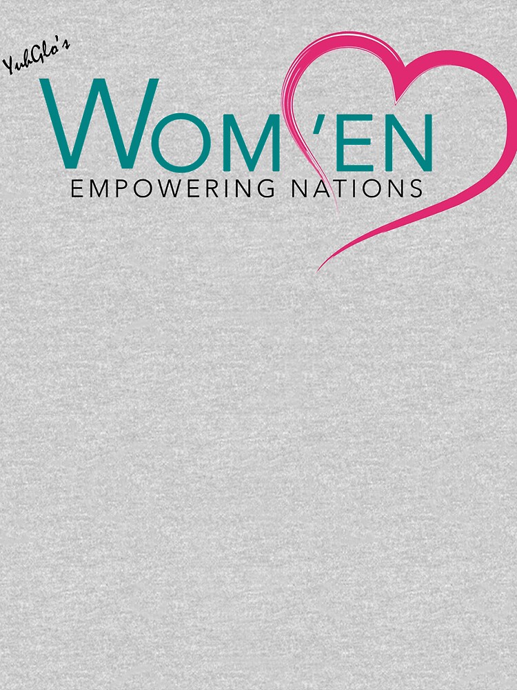 Thumbnail 3 of 3, Fitted V-Neck T-Shirt, WOM'EN Logo designed and sold by yuhglostore.