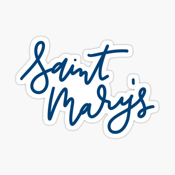 Saint Mary's Sticker
