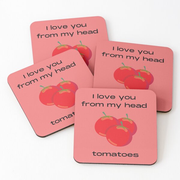 Item preview, Love and tomatoes pun designed and sold by Felicity-K.