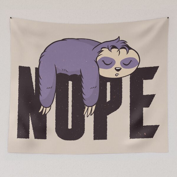 Item preview, Nope Cute Sloth Design designed and sold by cutenfunny.