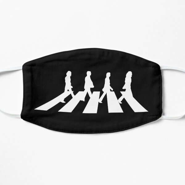 Minimalistic Abbey Road Flat Mask