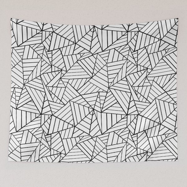 Item preview, Abstract Lines New 2 White designed and sold by ProjectM.