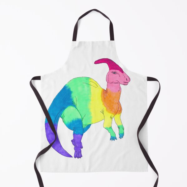 Item preview, Parasaurolophus Dinosaur in Rainbow Gradient Ink designed and sold by Daydreamer Alley.