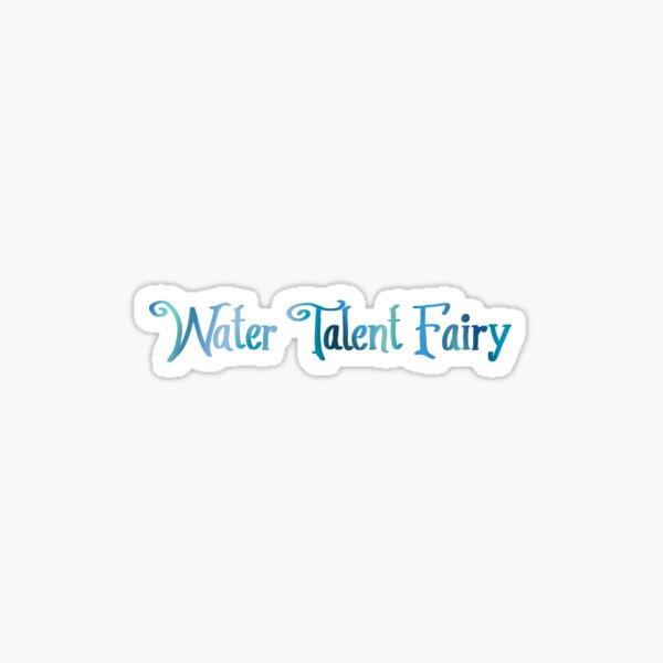 Water Talent Fairy Sticker