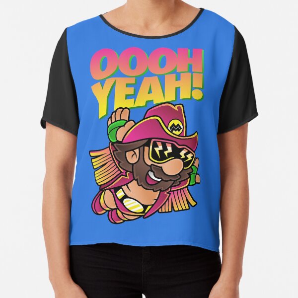 Oooh Yeah Bros Chiffon Top