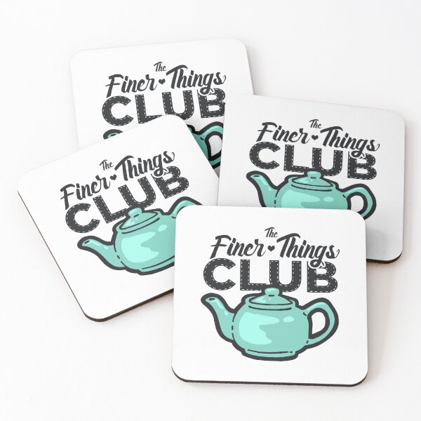 Artikelvorschau, The Finer Things Club Shirts, Aufkleber und mehr entworfen und verkauft von Shows We Love Gear.