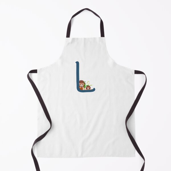 Item preview, Personalized Woodland Hedgehog Initial L designed and sold by TheFamilyVan.