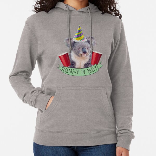 Koala-fied a la fiesta Sudadera ligera con capucha