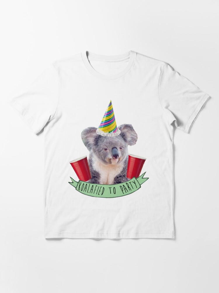 Vista alternativa de Camiseta esencial Koala-fied a la fiesta