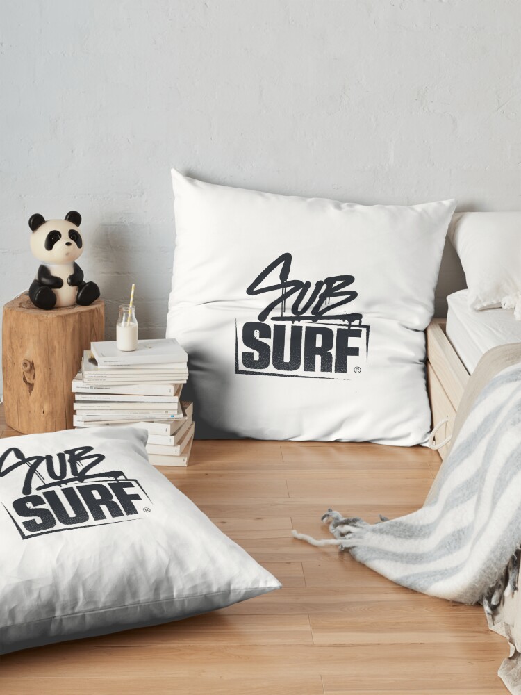 Alternate view of Sub Surf Logo - Sub way Surfers Floor Pillow